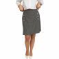 Preview: Elegant 2-in-1 Skirt Made of Linen and Virgin Wool